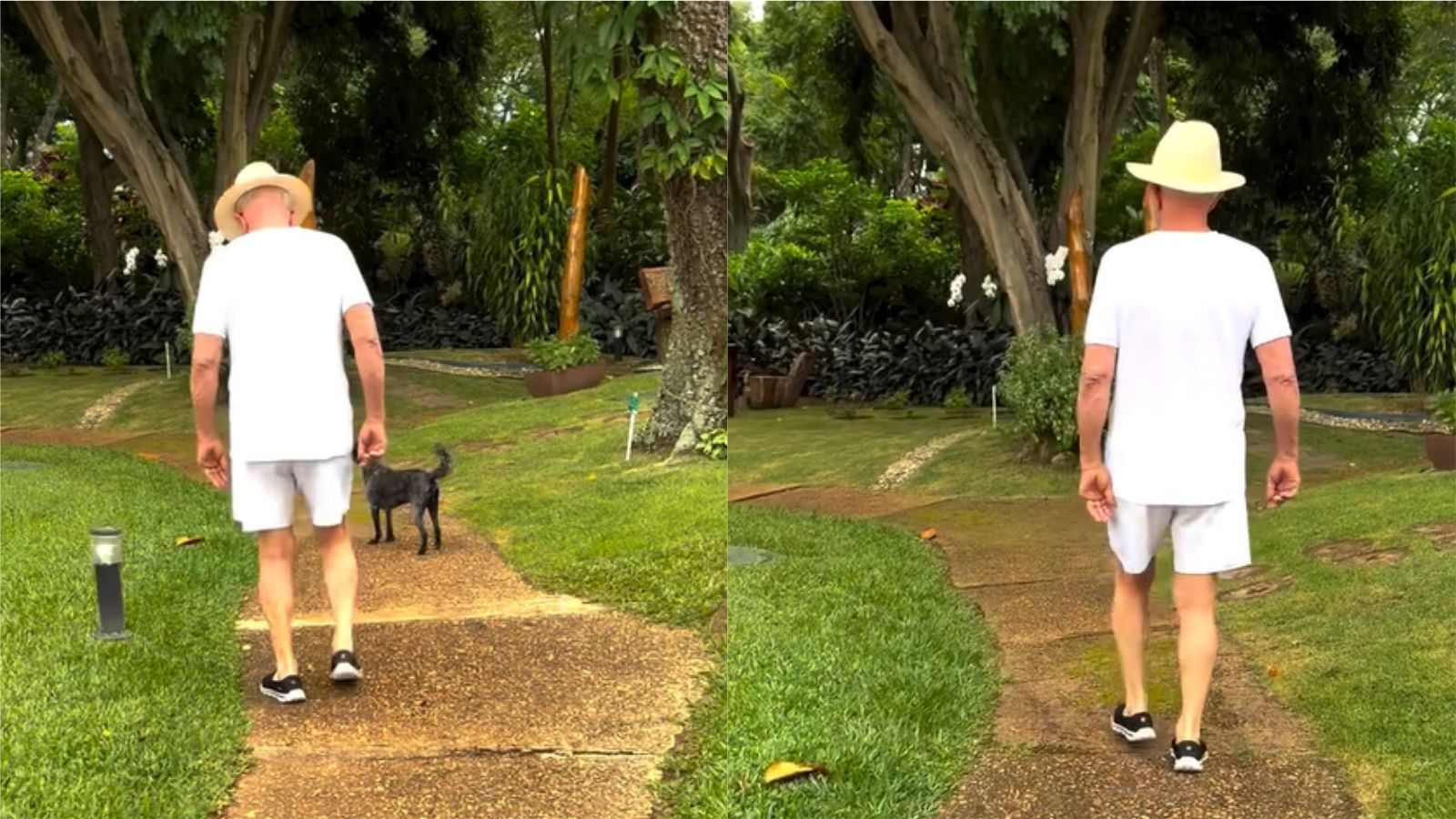 Janja publica vídeo com Lula andando após cirurgias: 'Caminhadinha matinal'
