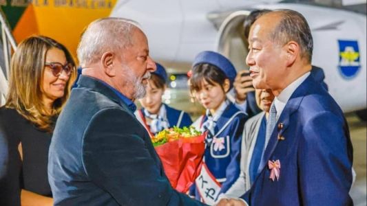 Lula desembarcou em Hiroshima, no Japão, para participar do encontro do G7