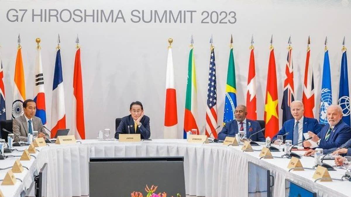 Lula discursa em reunião do G7 e sugere reforma do Conselho de Segurança da ONU