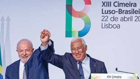 Lula e António Costa assinaram os acordos de cooperação