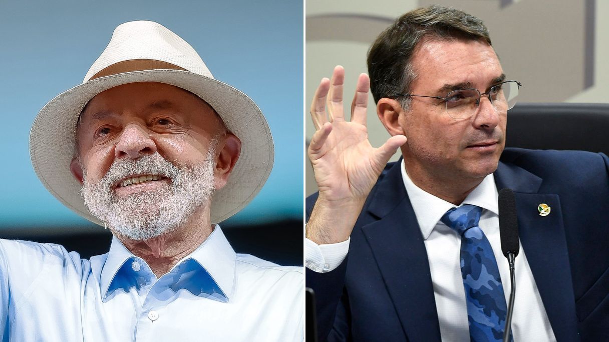 Lula e Flávio Bolsonaro empatam em cenário de 2º turno, diz Datafolha