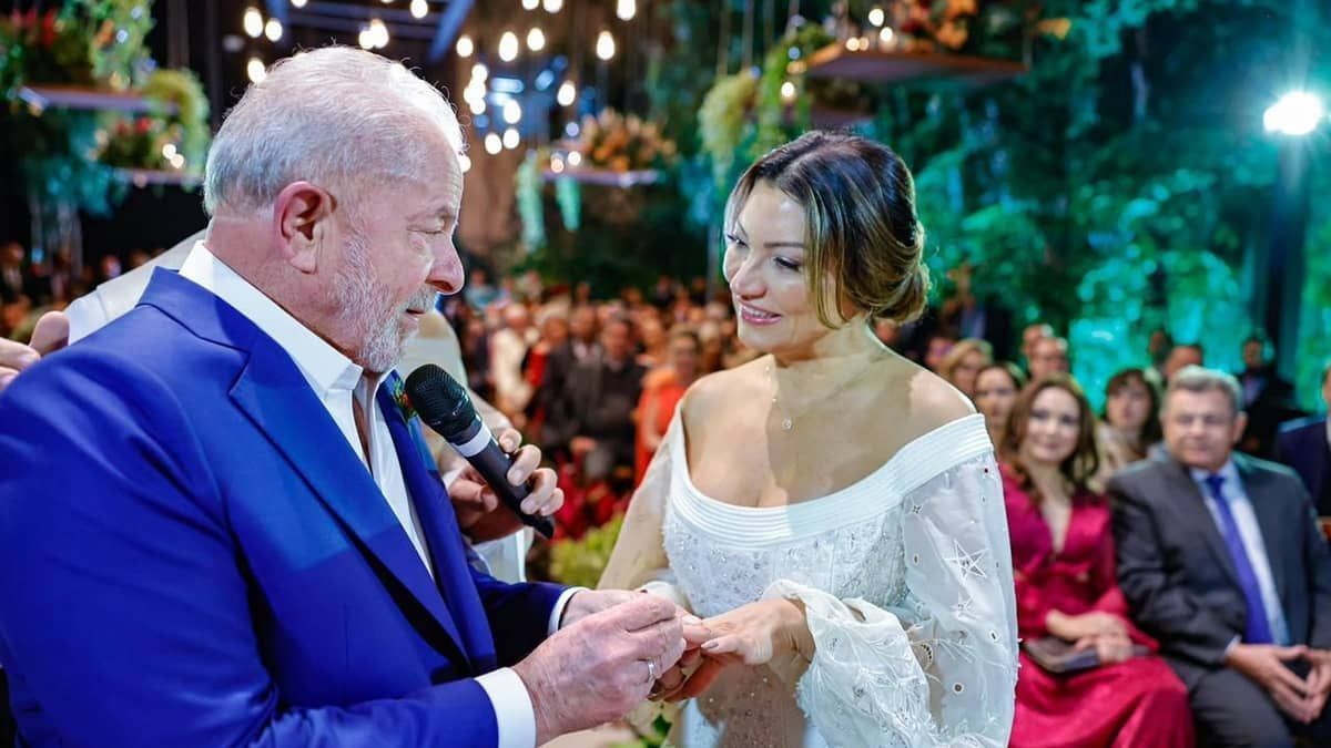 Lula e Janja celebram um ano de casados nas redes sociais