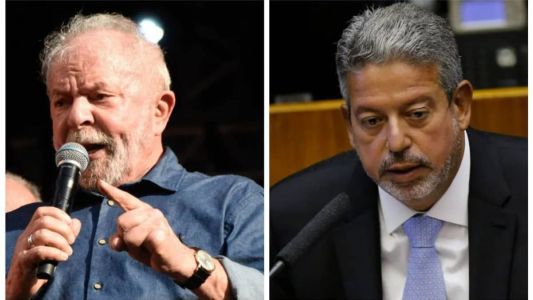 Lula e Lira conversaram e desceram rampa do Planalto juntos na posse de novo ministro.