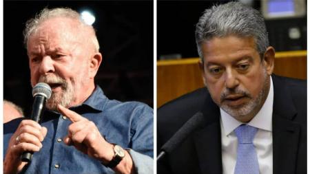 Lula e Lira conversaram e desceram rampa do Planalto juntos na posse de novo ministro.