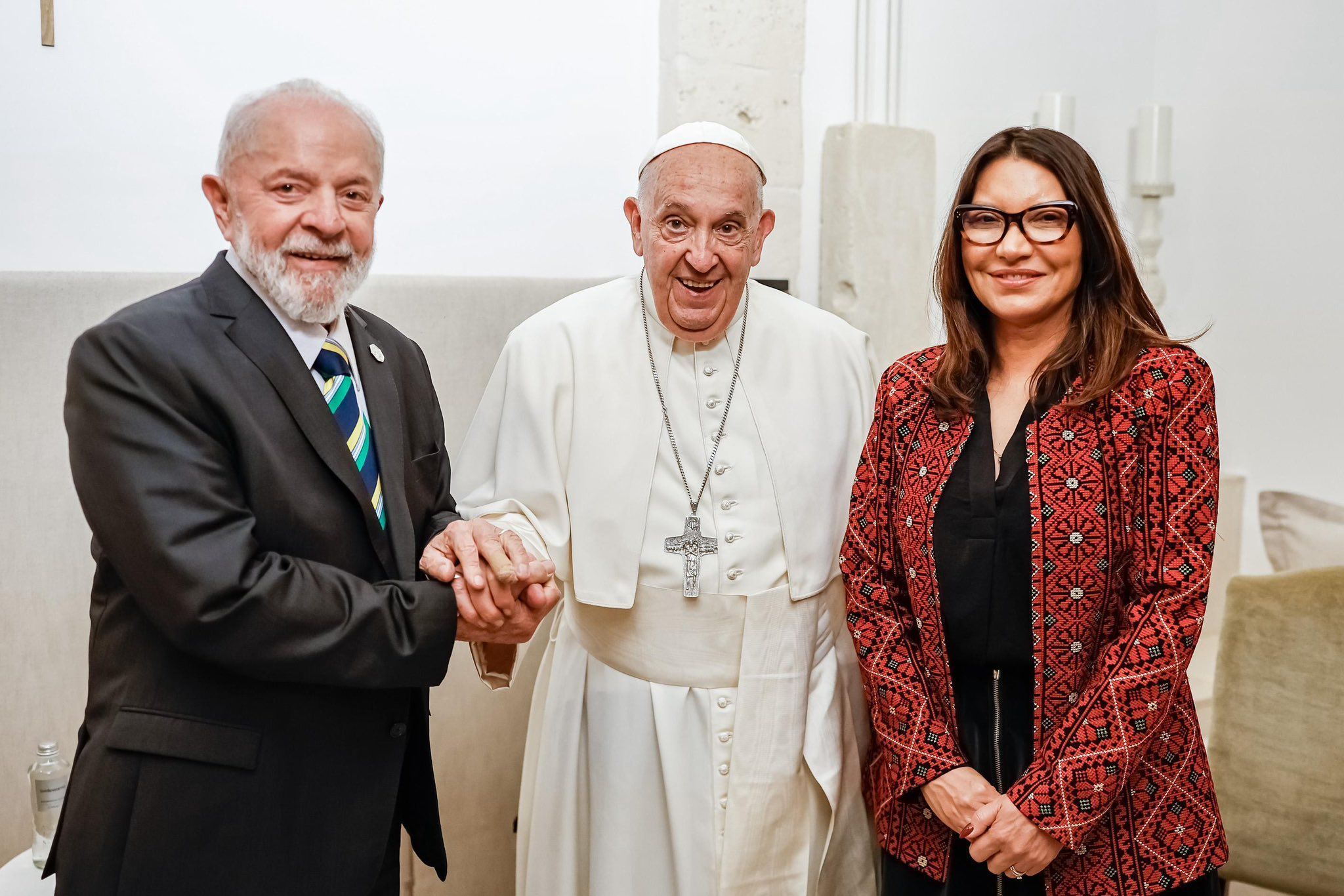 Lula se encontra com Papa Francisco e defende ‘o fim das desigualdades no mundo’