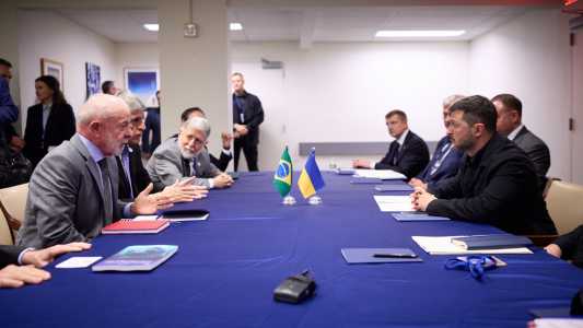 Lula e Volodymyr Zelensky,