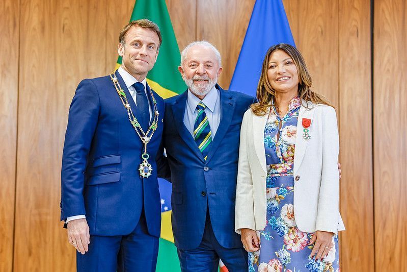 Macron lamenta ausência de Lula na Olimpíada e diz que Janja será 'bem acolhida'