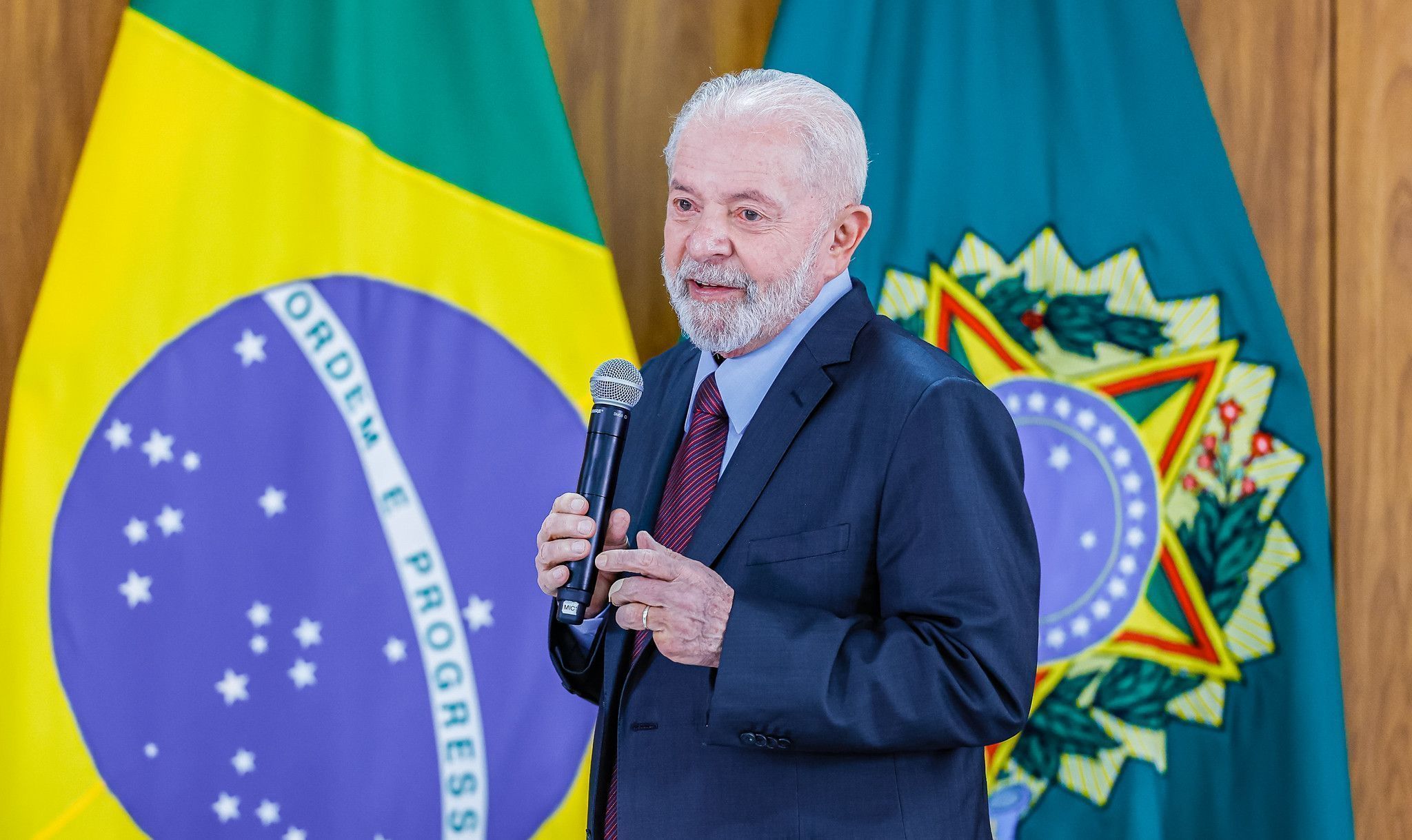 ‘Nosso compromisso de zerar o desmatamento da Amazônia, até 2030, está sendo cumprido’, afirmou Lula