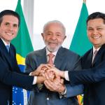 Com Motta e Alcolumbre, Lula diz que 'jamais' enviará projetos ao Congresso sem anuência dos presidentes