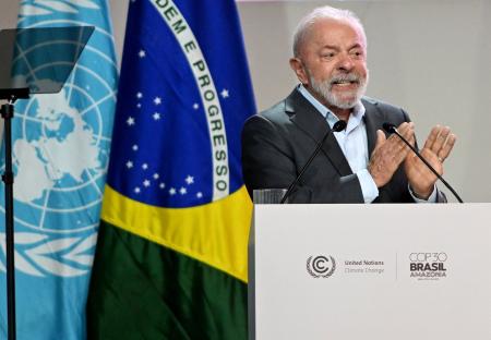 O presidente Lula na abertura da COP 30, em Belém