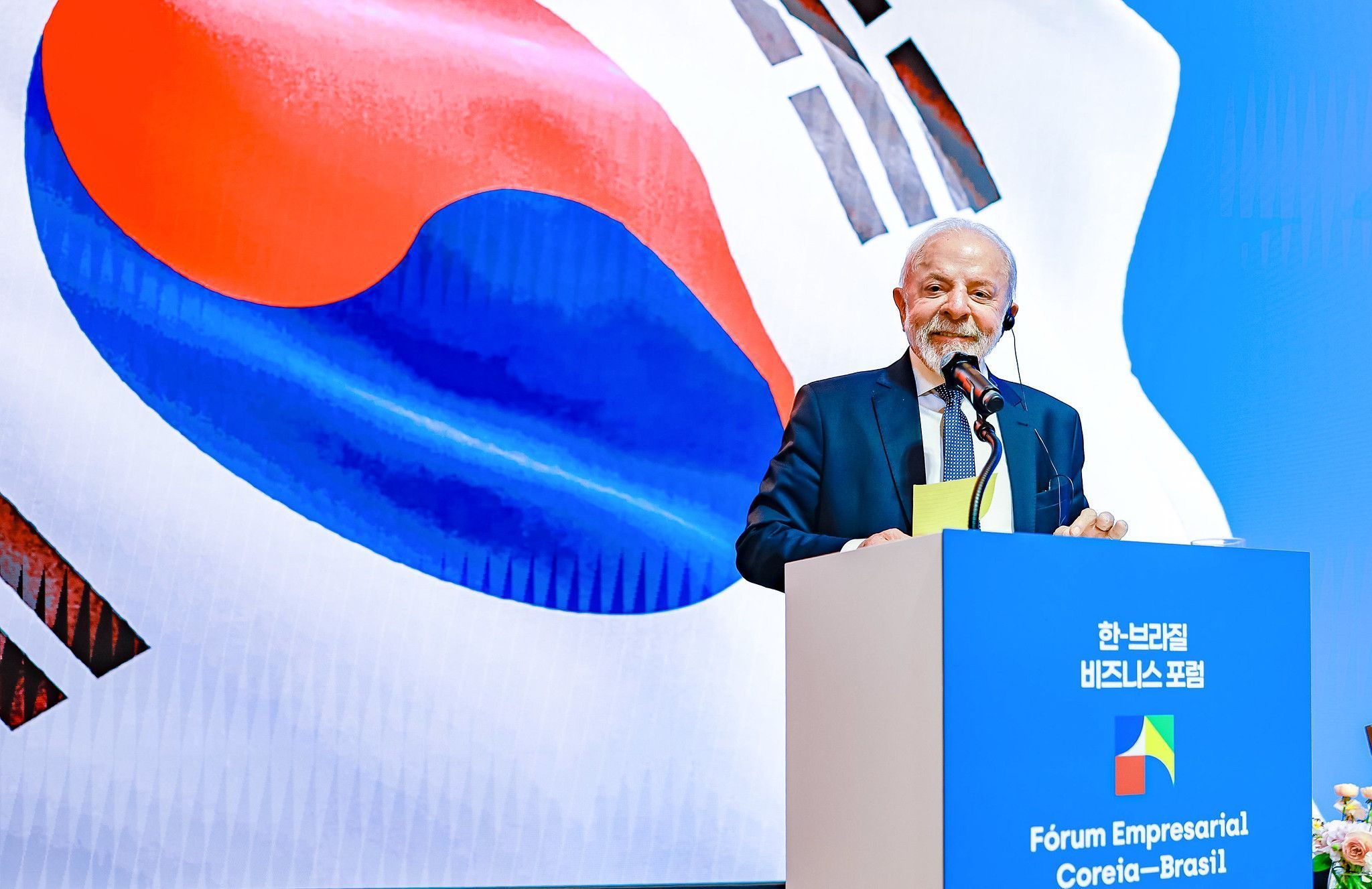 Na Coreia do Sul, Lula pede abertura de mercado para a carne bovina brasileira