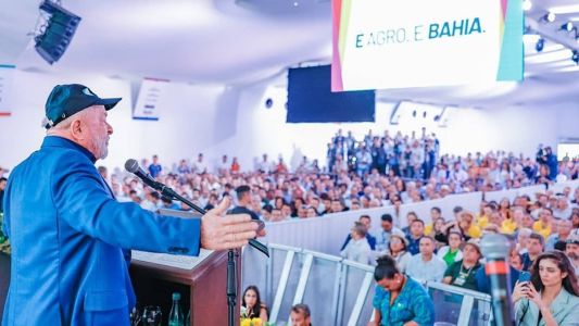 Lula participou de uma feira agropecuária na Bahia nesta terça-feira (6)