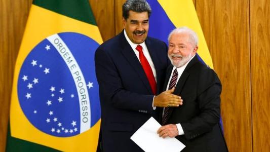 Lula recebeu o venezuelano Nicolás Maduro no Palácio do Planalto