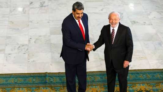 Lula recebeu presidente Nicolás Maduro no Palácio do Planalto nesta segunda-feira (29)