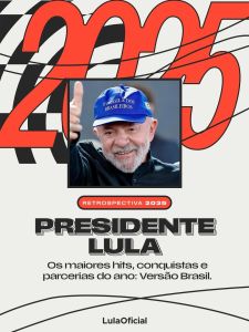 Presidente Lula brincou com retrospectiva do Spotify nas redes sociais