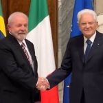 Lula se reúne com presidente da Itália em Roma horas antes de encontro com papa