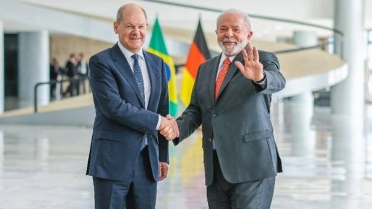 Lula diz a chanceler alemão que quer concluir acordo Mercosul-União Europeia até junho