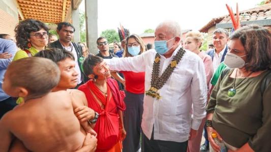 Lula viajou para Roraima para verificar situação de indígenas Yanomami