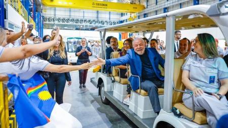 Lula visitou Polo Automotivo de Goiana, em Pernambuco