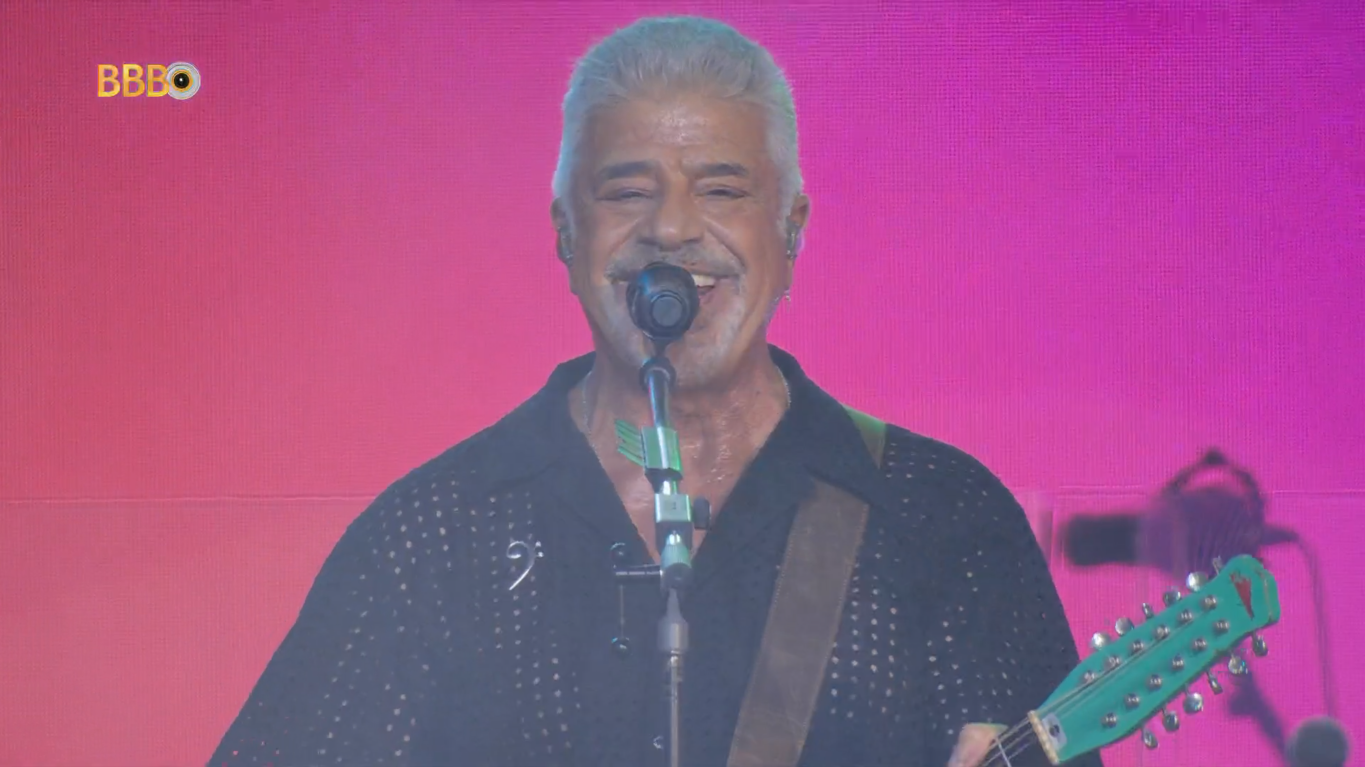 Lulu Santos manda recado para TOP 5 na festa do BBB 24