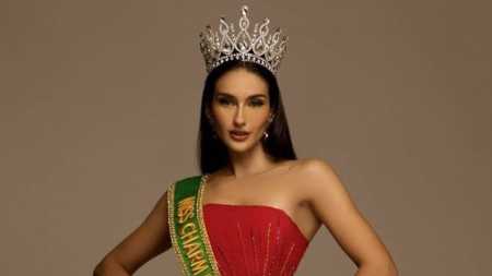 Luma Russo representou o Brasil na competição Miss Charm