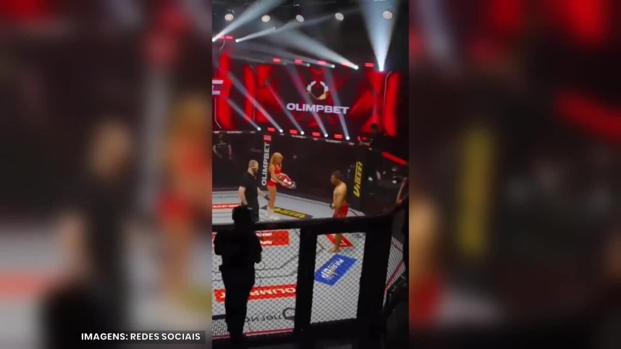 Lutador chuta 'ring girl' e é banido de eventos do HFC