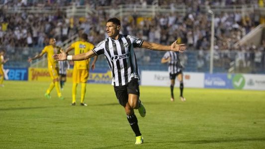 Luvannor em ação pelo Ceará: ele fez três gols pelo clube