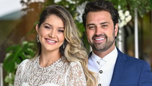 Lyandra se casou com Lucas Santos em uma cerimônia íntima