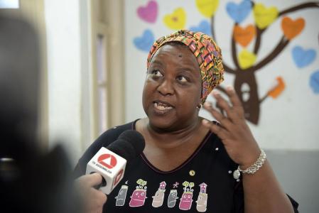 Ministra dos Direitos Humanos e Cidadania, Macaé Evaristo.