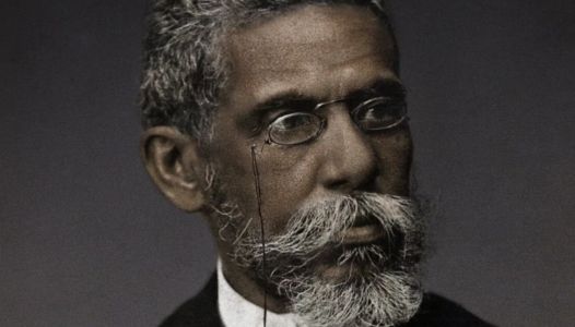 O escritor brasileiro Joaquim Maria Machado de Assis (1839 - 1908)
