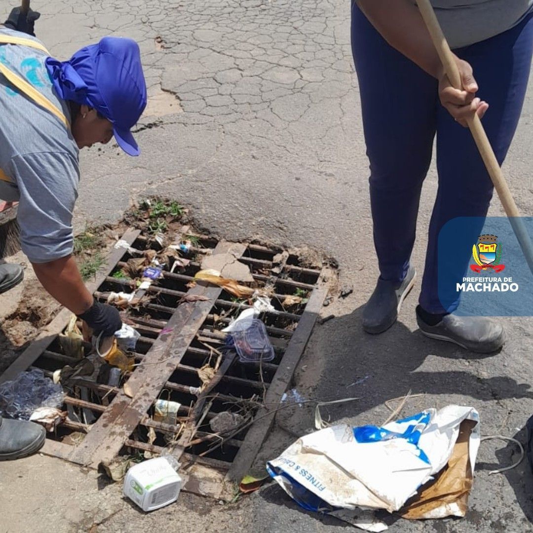 Em Machado, prefeitura procura prevenir novos alagamentos