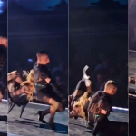 Vídeo: aos 65 anos, Madonna é derrubada por bailarino, fica de pernas para o ar e ri de si mesma