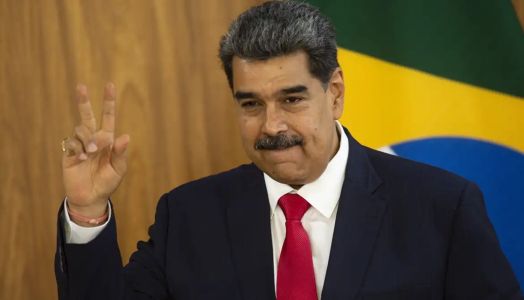 Foto mostra o presidente da Venezuela, Nicolás Maduro