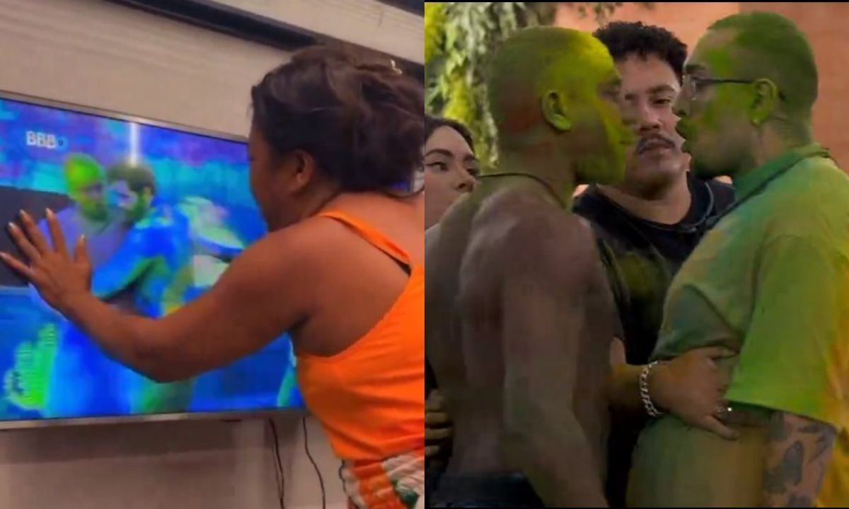 Mãe de Davi se desespera com briga do filho contra Bin no BBB 24: 'Liga pra Globo'