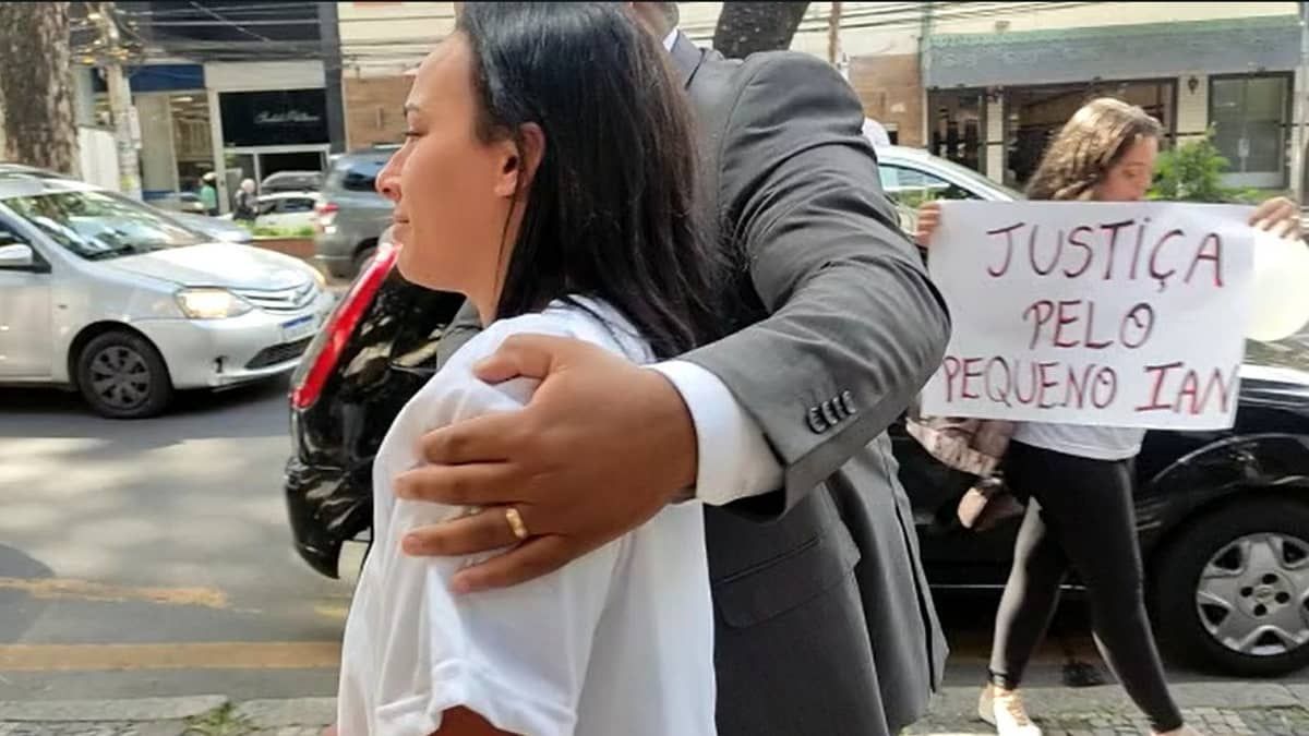 Caso Ian: mãe e avó se emocionam em audiência de instrução: 'a gente não tem mais vida'
