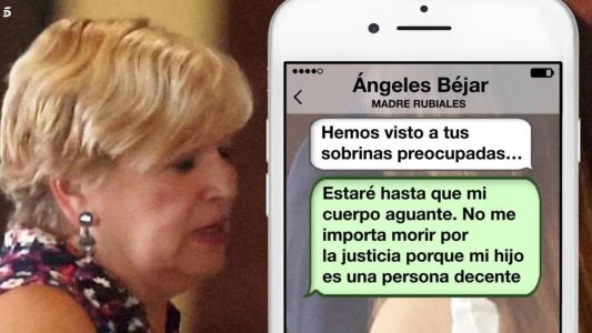 Mãe de Rubiales afirmou que ficará na igreja até que o corpo aguente