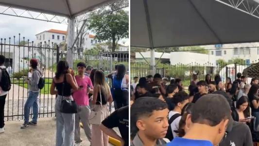 Estudantes responderam questões de Ciências da Natureza e Matemática neste domingo (16)