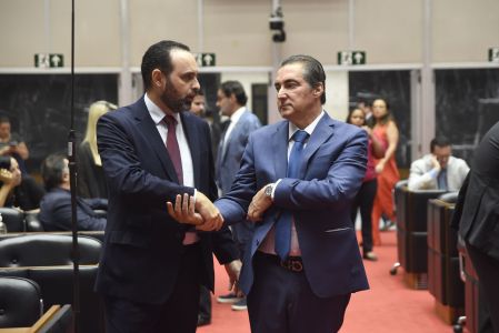 A deputada Bella Gonçalves faz discurso no plenário da Assembleia de Minas