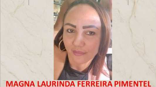 Foto mostra Magna Laurinda Ferreira Pimentel, de 42 anos