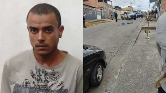 Foto de Magno Magela Santos, de 38 anos, antes de morrer e baleado no chão, após ser alvejado por Davidson Soares da Rocha