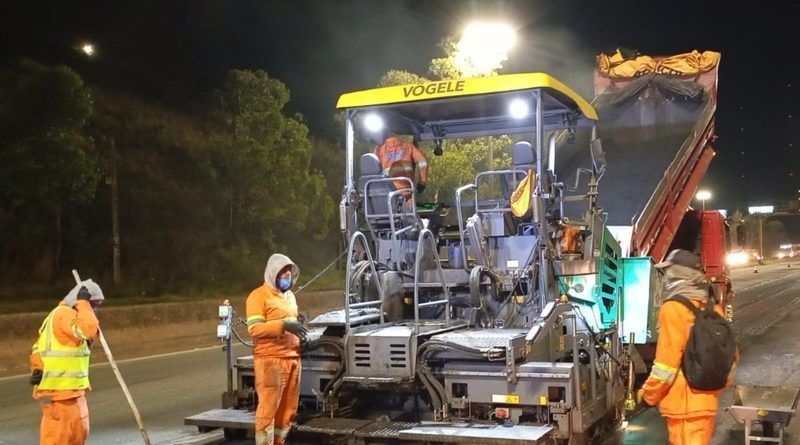 BR-040 passa por manutenção noturna em Belo Horizonte, Nova Lima e Congonhas nesta semana