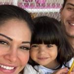 Maíra Cardi mostra tristeza da filha ao ir para a casa de Arthur Aguiar: ‘chorando’