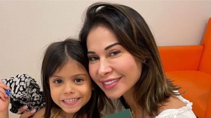 Maíra Cardi é mãe de Sophia, de seis anos 