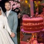 Após criticar receita de bolo, Maíra Cardi exibe mesa de doces em casamento com Thiago Nigro