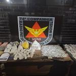 PM apreende maior quantidade de pasta base de cocaína da história de cidade mineira