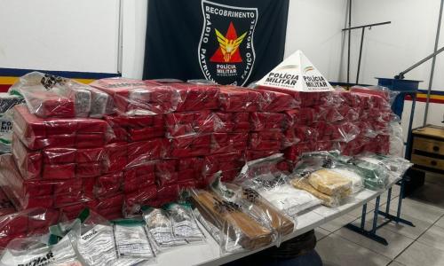 Mais de 270 barras de maconha apreendidas em Tiradentes