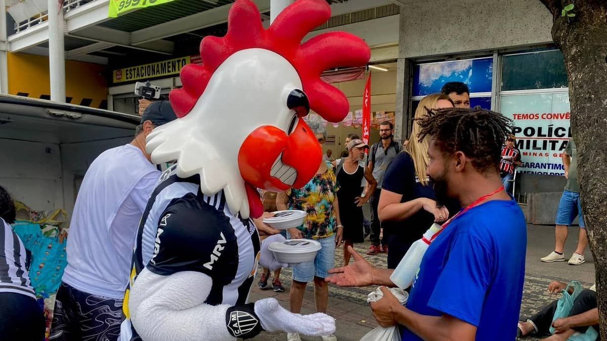 Instituto Galo vai coletar alimentos antes da final do Mineiro 