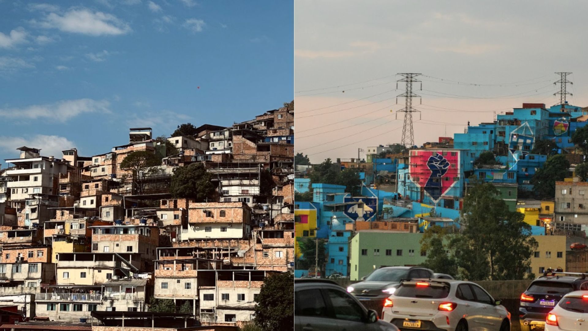 Projeto que transforma casas de comunidades em grande tela a céu aberto chega ao Aglomerado da Serra, em BH