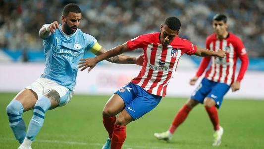 Manchester City e Atlético de Madrid em amistoso