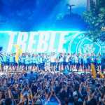 Festa na rua e banho de cerveja; assista aos vídeos da comemoração do Manchester City